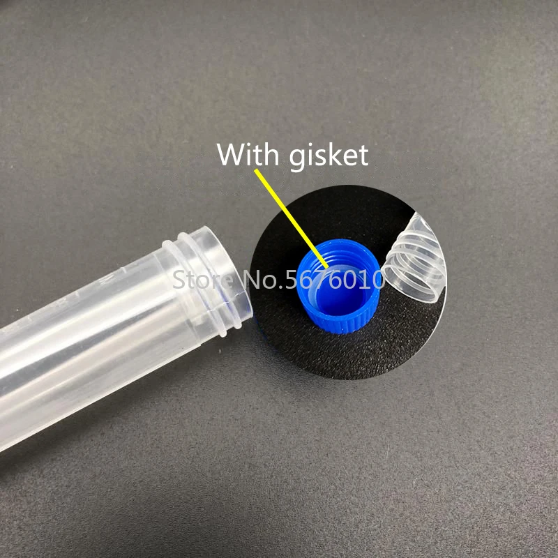 10 мл лабораторная градуированная пластиковая криовиальная пробирка крио