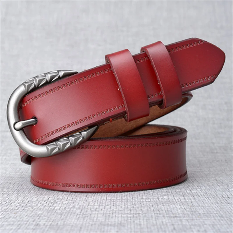 

2021 Luxury Belts for Women High Quality Women Fashion Leather Belts Female Pin Buckle Strap Belts