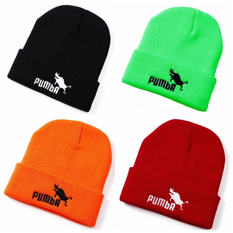 

Unisex Acrylic Hats for Woman Warm Skullies Knitted Hat Female Casual Beanie Hat Male Winter Cap Hats For Men and Women
