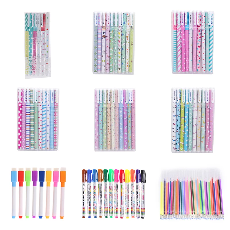 

Soft Tip Highlighter Light Color Kawaii Marker Pen DIY Photo Album Journal Fluorescent Pen Student Stationery