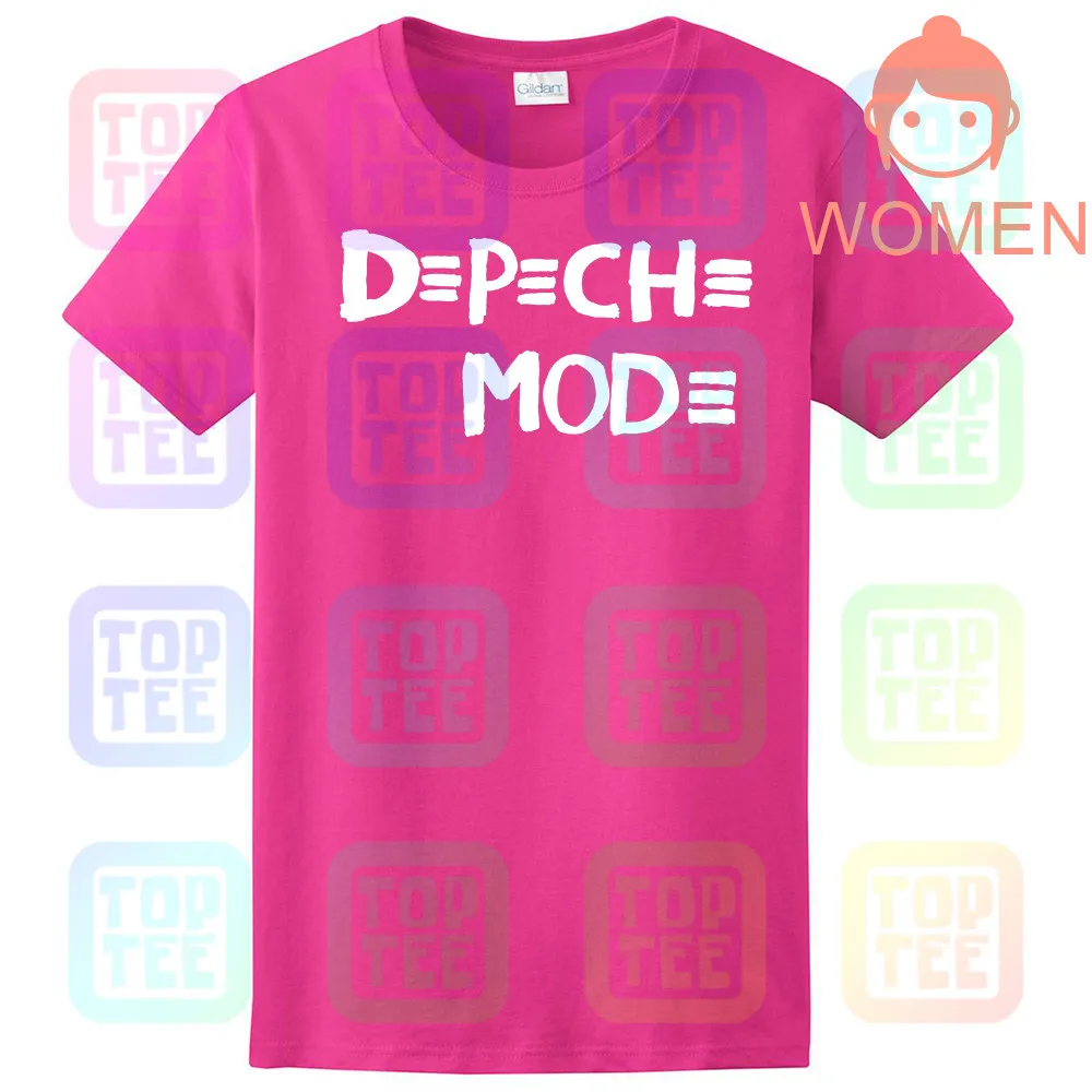 WOMEN-ROSE Depeche рубашка Mode футболка унисекс Тур размеры 1988 США все s черная полоса для мужчин новинка 4 - Цвет: WOMEN-ROSE
