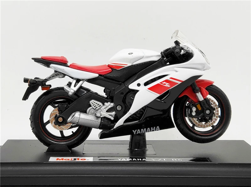 1:18 Maisto YAMAHA синий/белый литой мотоцикл |