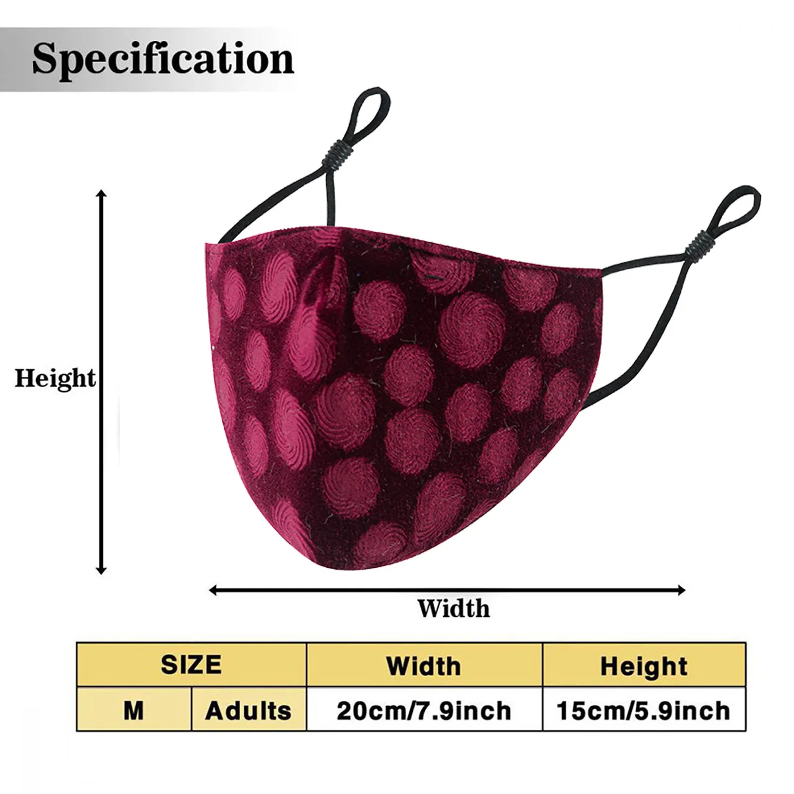 1/комплект из 4 предметов модный принт маски для лица дышащая Защитная крышка