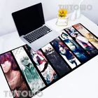 Большой коврик для мыши HD, компьютерный коврик для клавиатуры, коврик для мыши, Токийский Гуль, офисный коврик для ноутбука, геймерский коврик для мыши из натурального каучука, коврик для мыши