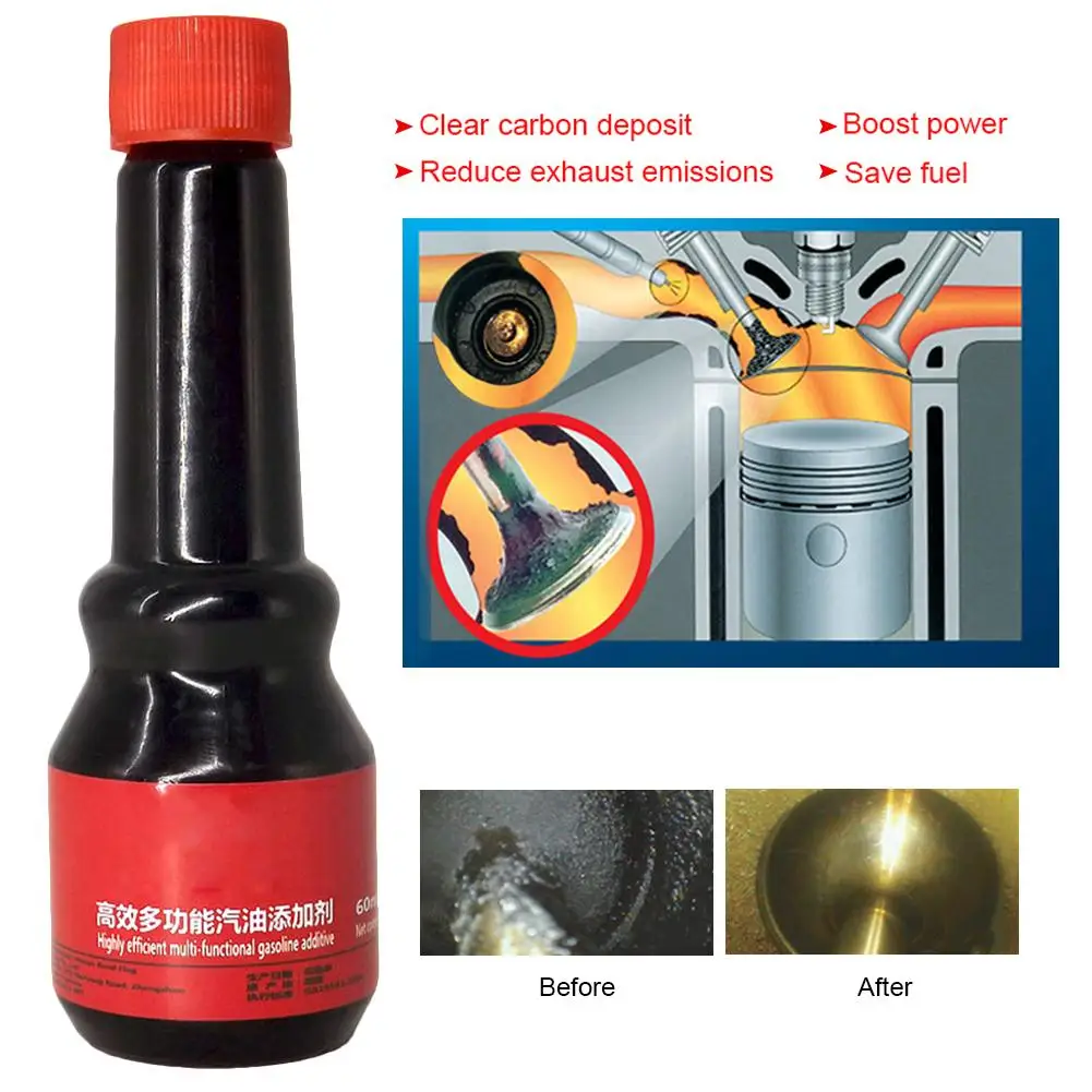 Автомобиль топливо сокровище бензиновая добавка удалить двигатель углеродный