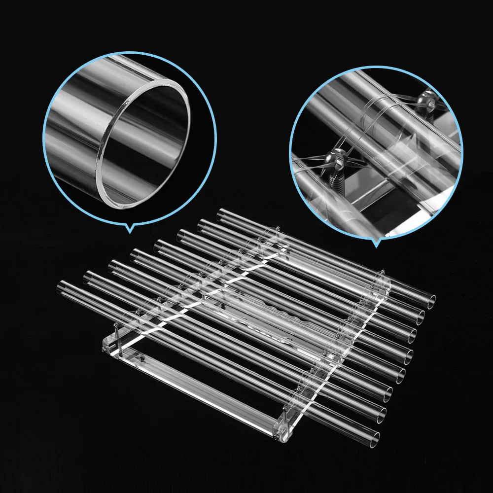 432Hz Crystal Singing Harp C Key 8 Notes Healing Musical Instrument for Sound Therapy with Mallets Aluminum Carry Case - купить по