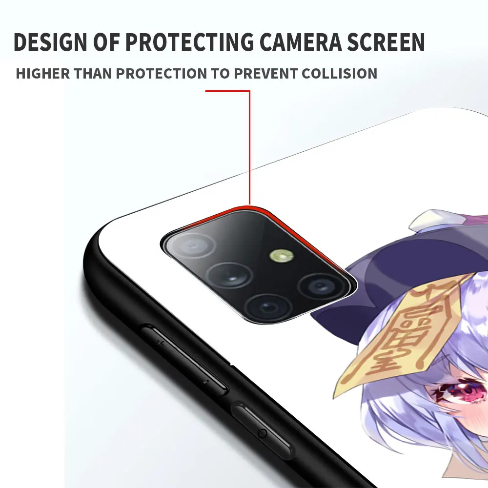 

Genshin Impact Ganyu Qiqi Phone Case for Samsung Galaxy A51 A71 A50 A70 A21s A31 A10 A41 A20e A30 A11 A40 Tempered Glass Cover