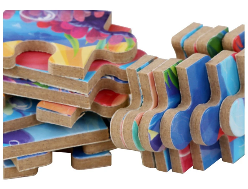

Kid Wooden 3D Puzzle Kindergarten Baby Early Education Cartoon Mermaid Princess Puzzle Cognitive Interactive Game Activity Board