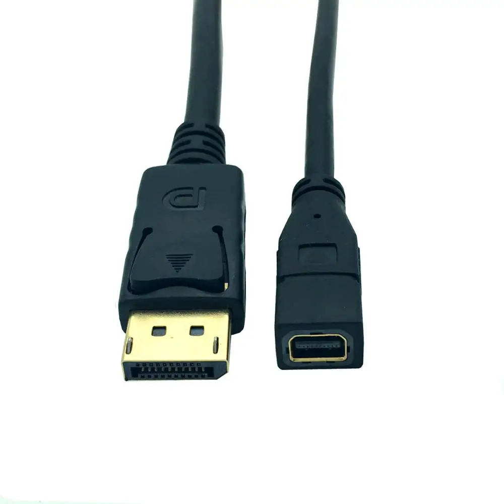 

DisplayPort to Mini DisplayPort Male to Female Adapter - 0.3m