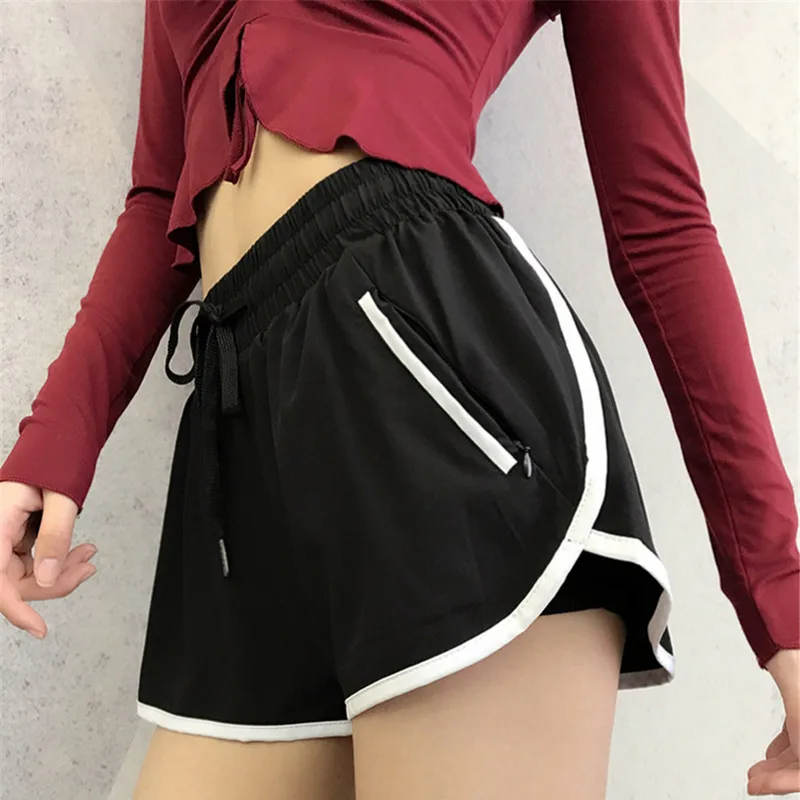 

Vamos Todos 21 Summer False Two Shorts Hot Caris Inside Workout Leggings Sport Running Pants Women Fitness Yoga Clothing Girls