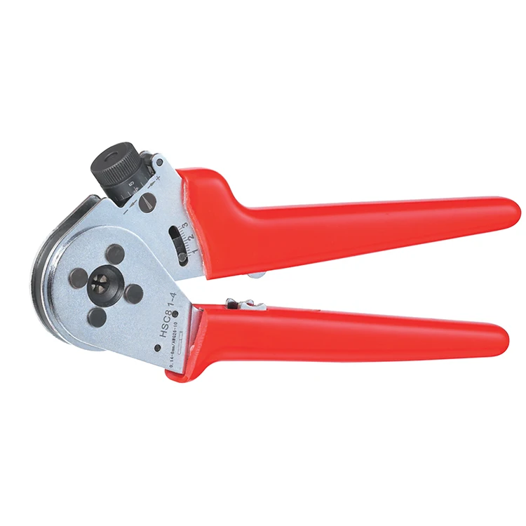 

High quality cable hand crimping tools FOUR-MANDREL CRIMPING PLIERS FOR TURNED CONTACTS HSC8 1-4