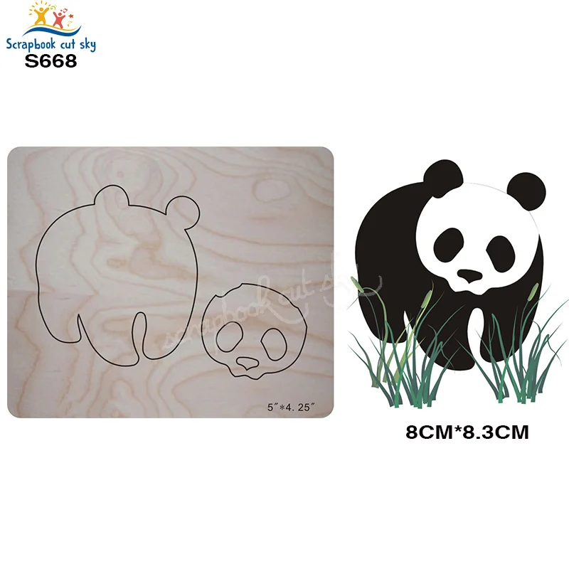 

Panda S668 Muyu Wooden Mold Cutting Dies Suitable For Market General Machines