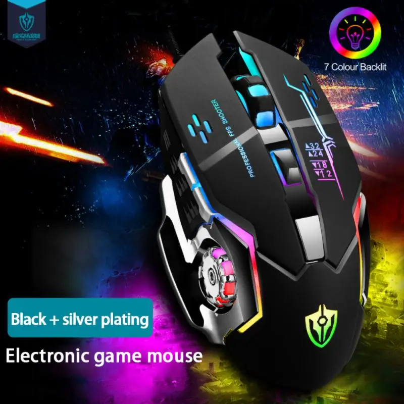 

Luminous E-sports Mechanical Macro Programming USB Mouse Gaming Mouse 6 Button Wired Gamer Mice For Computer PC Laptop Gaming