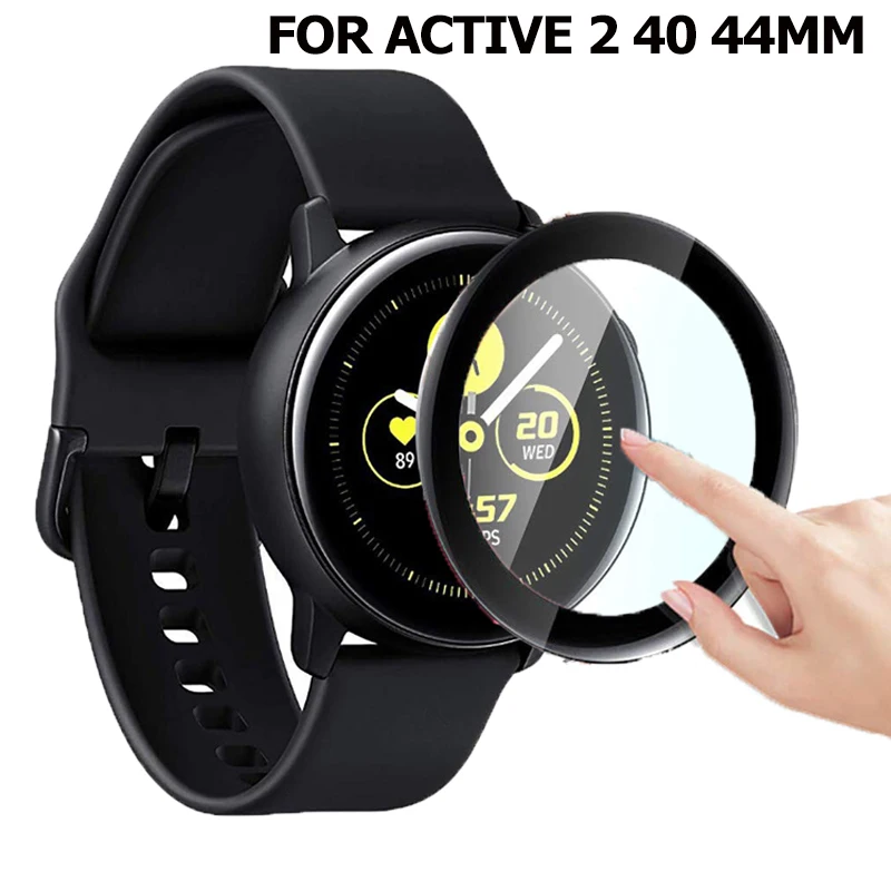 

Закаленное стекло для Samsung Galaxy Watch Active 2, защитная пленка для экрана 40 мм 44 мм 20D