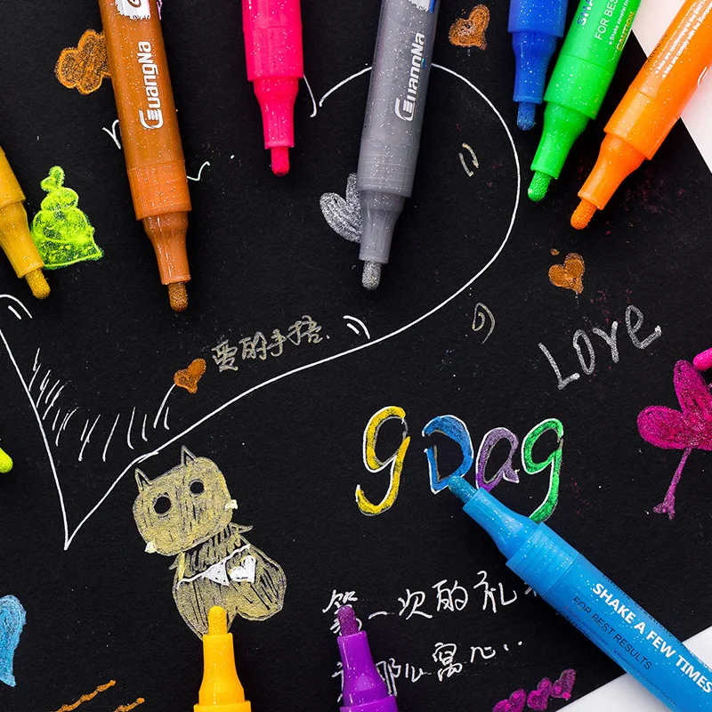 Маркеры на водной основе 12 цветов|Цветные маркеры| |