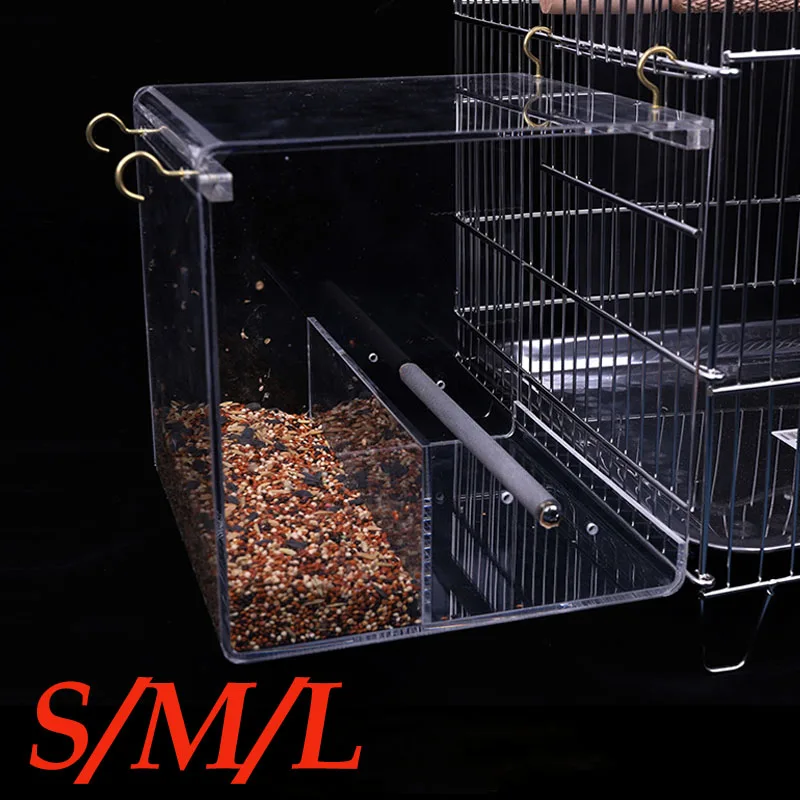 Птица кормушка для попугаев влагозащищенная еда попугая пищевой контейнер с