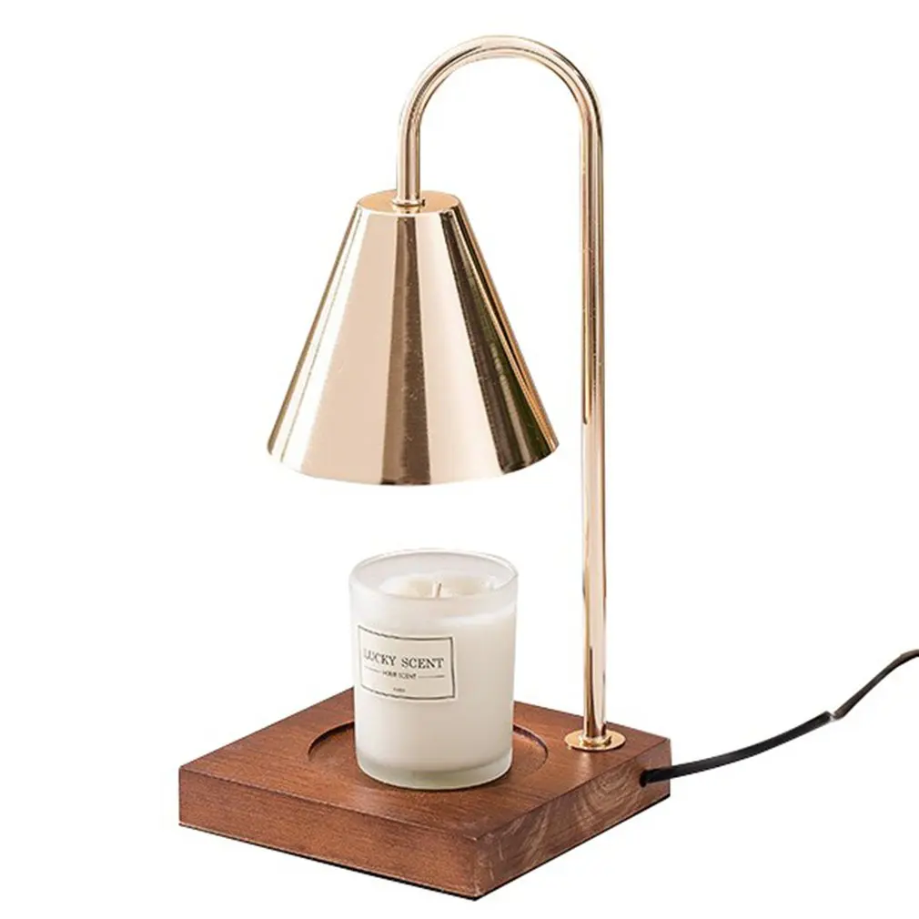 

Wax Melting Lamp Durable Retro Wax Melting Lamp Electroplated Lamp Pole Good Appearance Birthday Gift