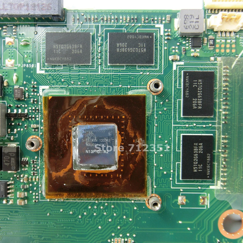 N46VZ GT650M 2G N13P GT A2 материнская плата для ноутбука ASUS N46V N46VM N46VB N46VJ REV 2 1 полностью