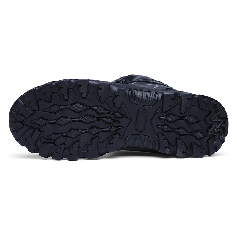 Мужские ботинки нескользящая водонепроницаемая кожаная походная обувь