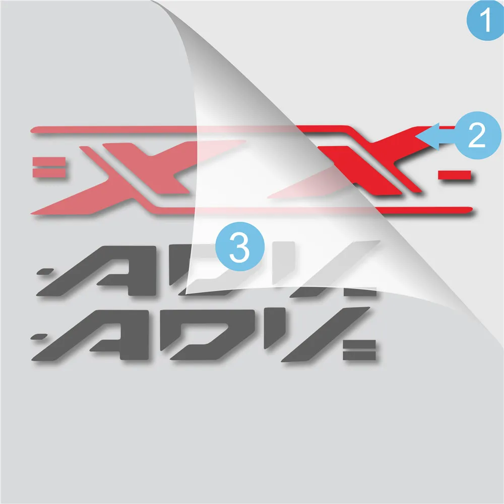Фото Светоотражающий логотип для мотоцикла Honda X-ADV XADV 750 xadv750, боковая панель, 3D наклейка, X-ADV, декоративные цветные наклейки №2