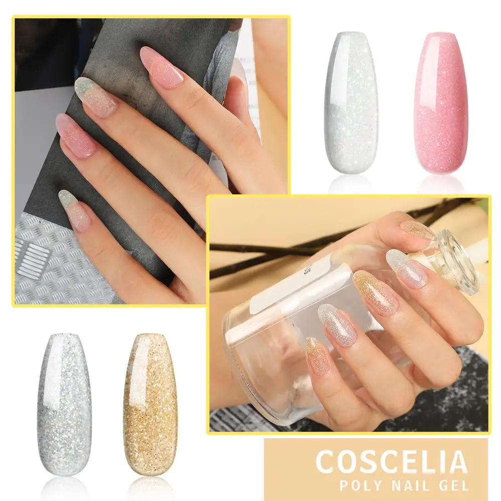 COSCELIA поли набор гелей для ногтей профессиональный художественные дизайнерские