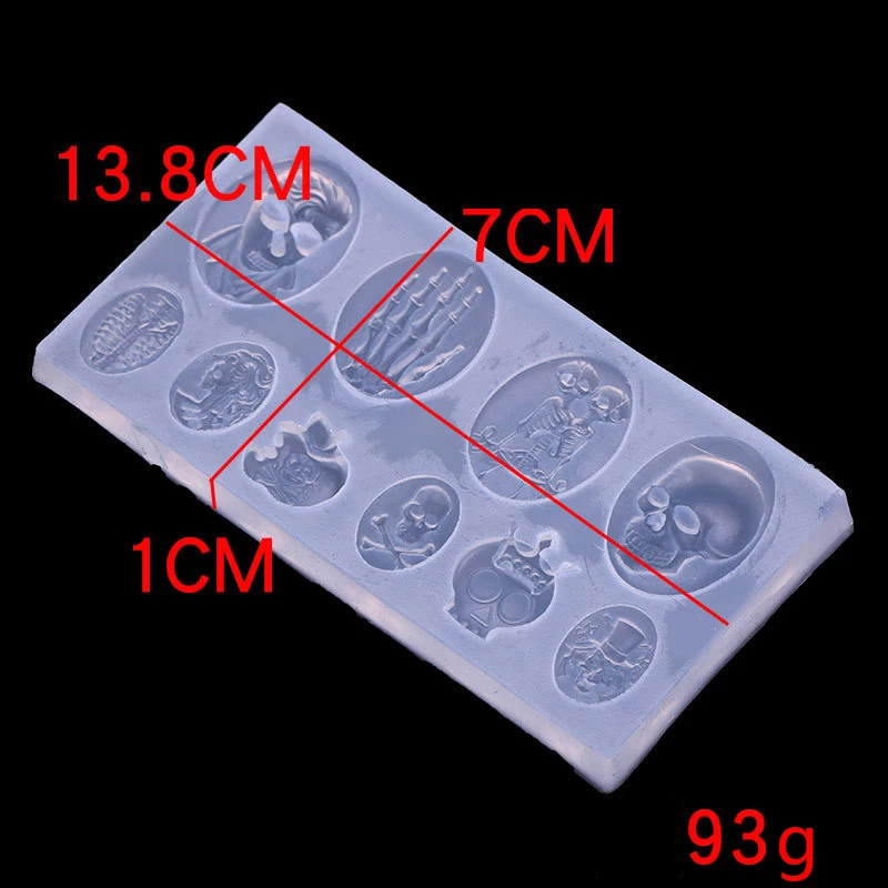 

Силиконовая форма для Хэллоуина, черепа, призрака, дизайн, Жидкая силиконовая форма для помадки, торта