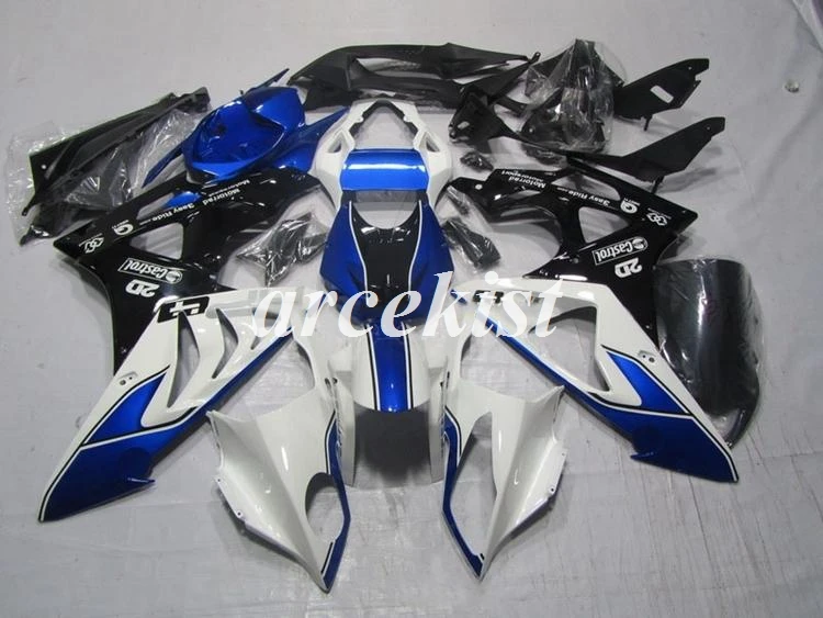 

OEM качественный новый комплект обтекателей из АБС-пластика 100% подходит для BMW S1000RR Hp4 2009 2010 2011 2012 2013 2014 кузов под заказ синий белый