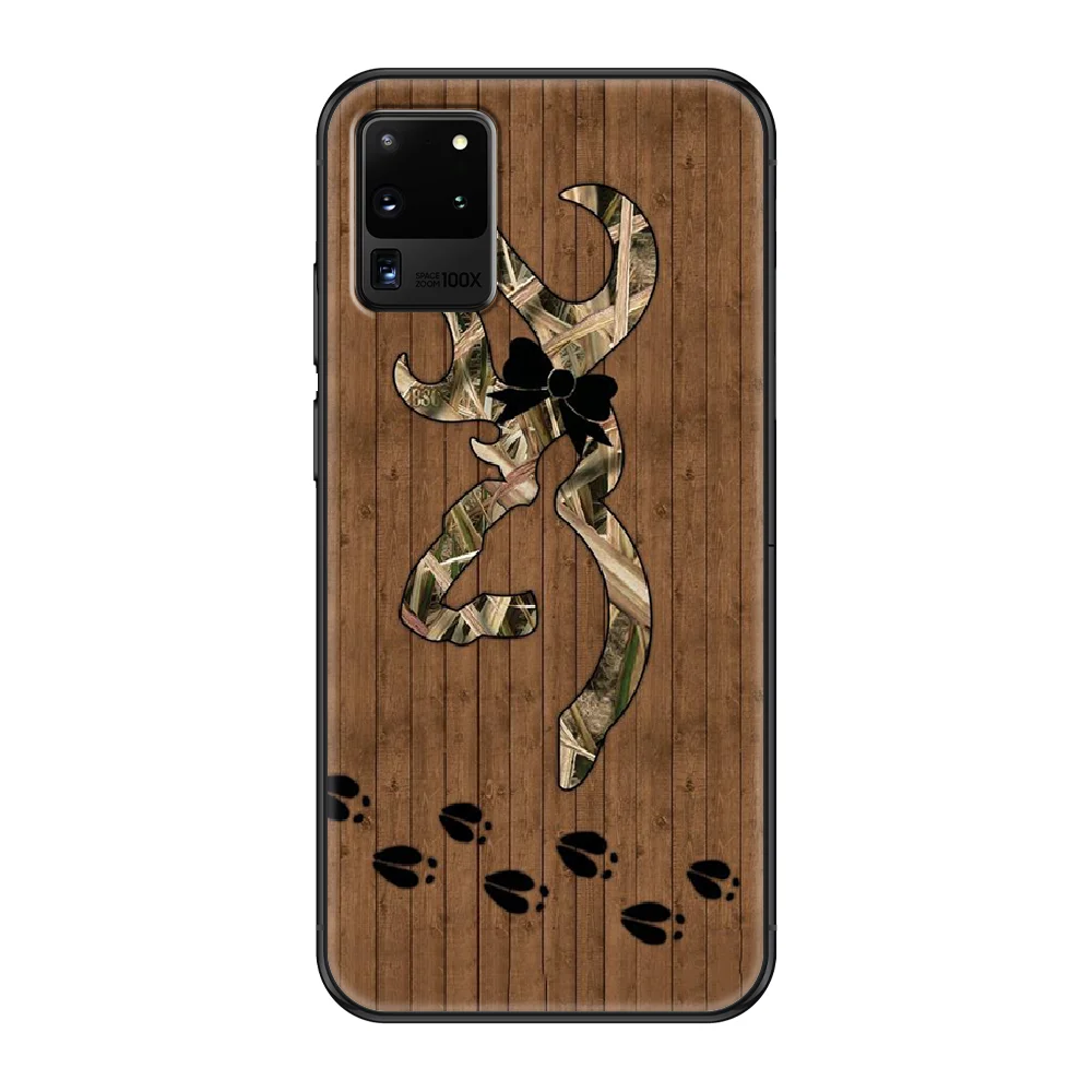 

Camo Browninges Phone case For Samsung Galaxy Note 4 8 9 10 20 S8 S9 S10 S10E S20 Plus UITRA Ultra black soft coque pretty funda