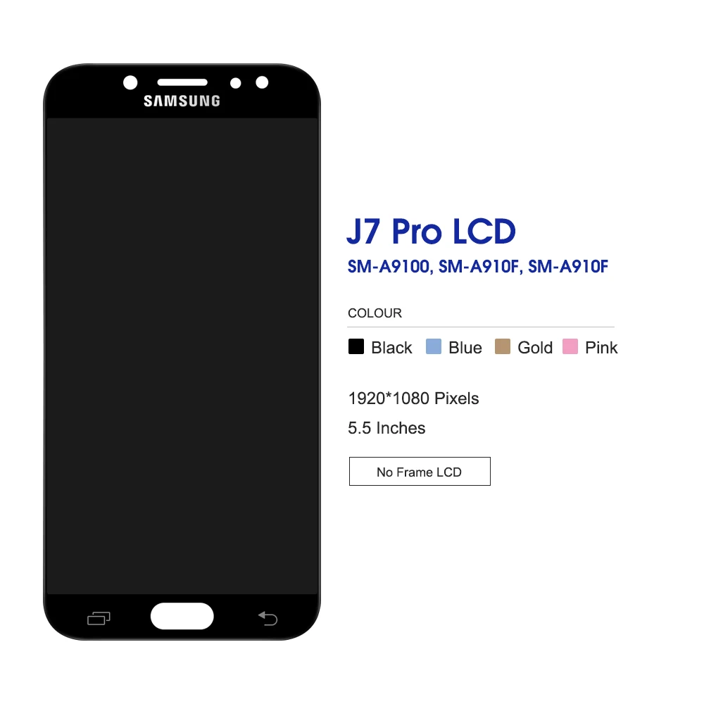 ЖК дисплей с регулируемой яркостью для Samsung Galaxy J7 2017 сменный дигитайзер