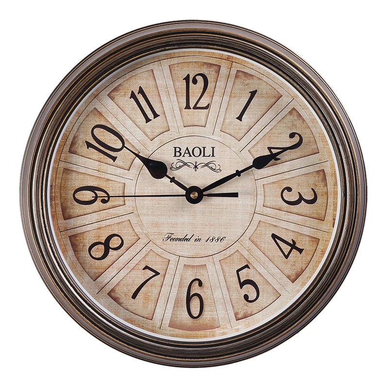 

Vintage Silent Wall Clock Modern Design Classic Europe Style Wall Clock Silent Movement Orologio Da Parete Home Watch
