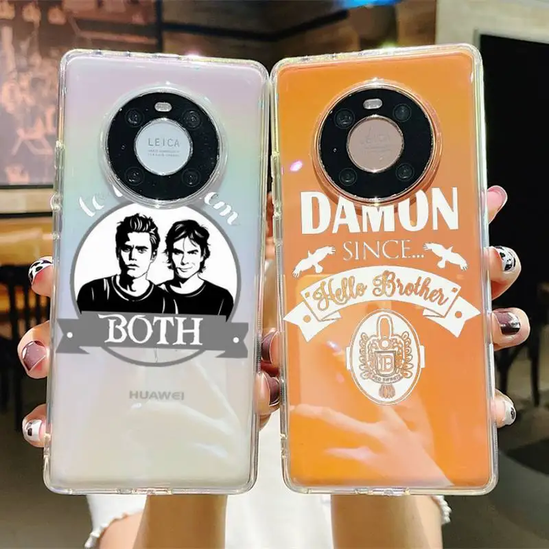 

The Vampire Diaries Stefan Damon Salvatore Phone Case For Huawei P 20 30 pro lite Psmart 2019 Y5 6 7 Honor 8 10i lite Mate20lite