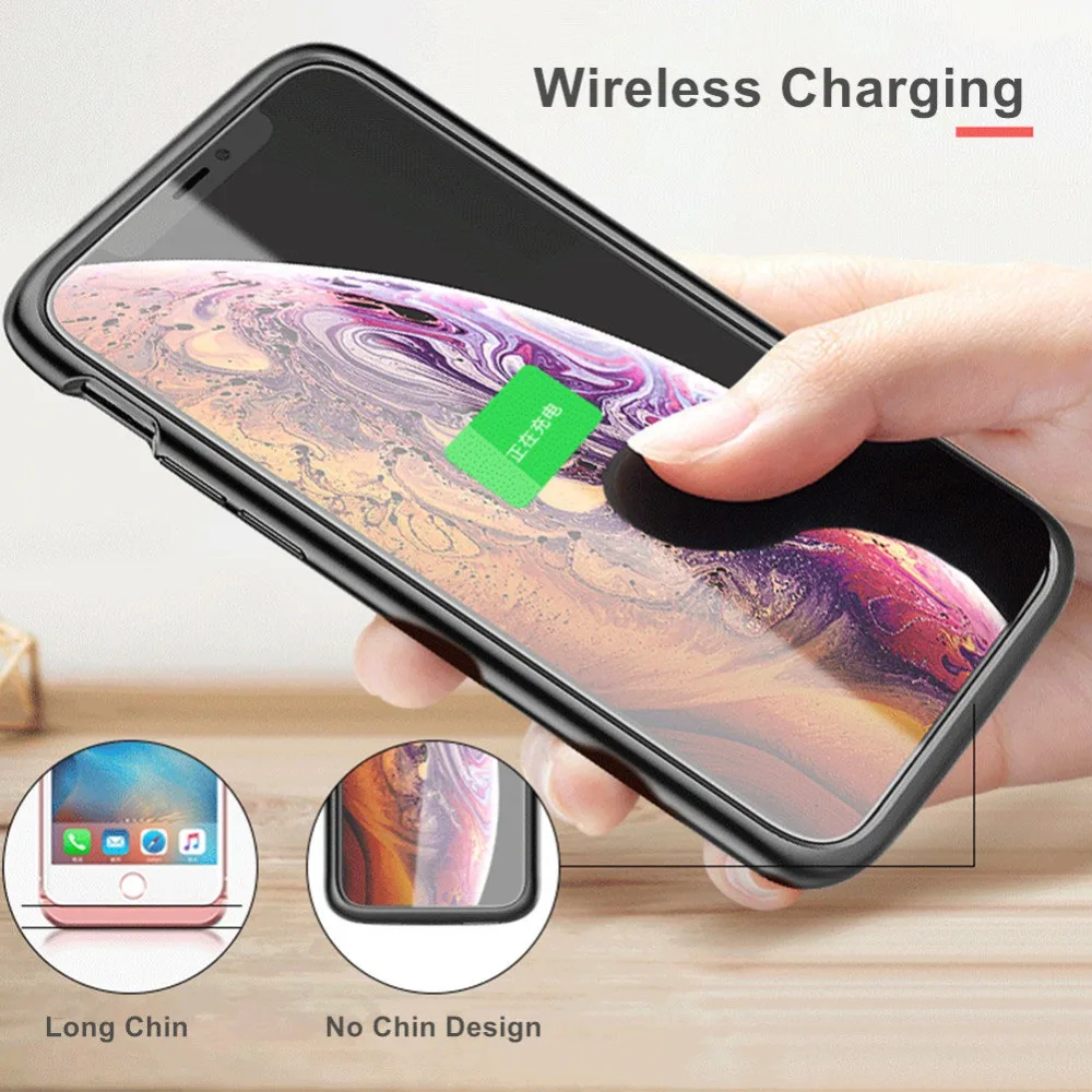 4800 мАч для iPhone 11 Pro Чехол зарядного устройства ультратонкий портативный банк