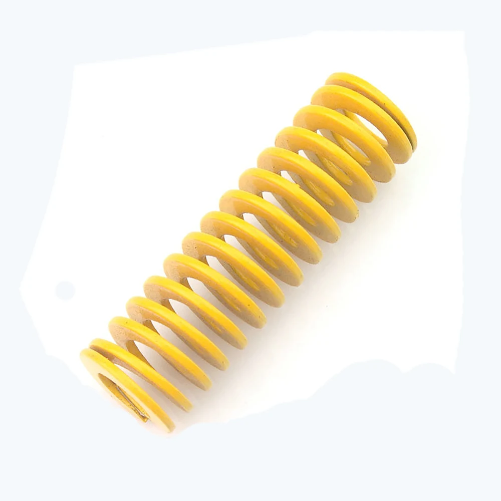 

1pcs Yellow Lighter Load Compression Mould Die Spring Out Diameter 50mm Inner Diameter 25mm Length 50/60/70/80/90/100/125-300mm