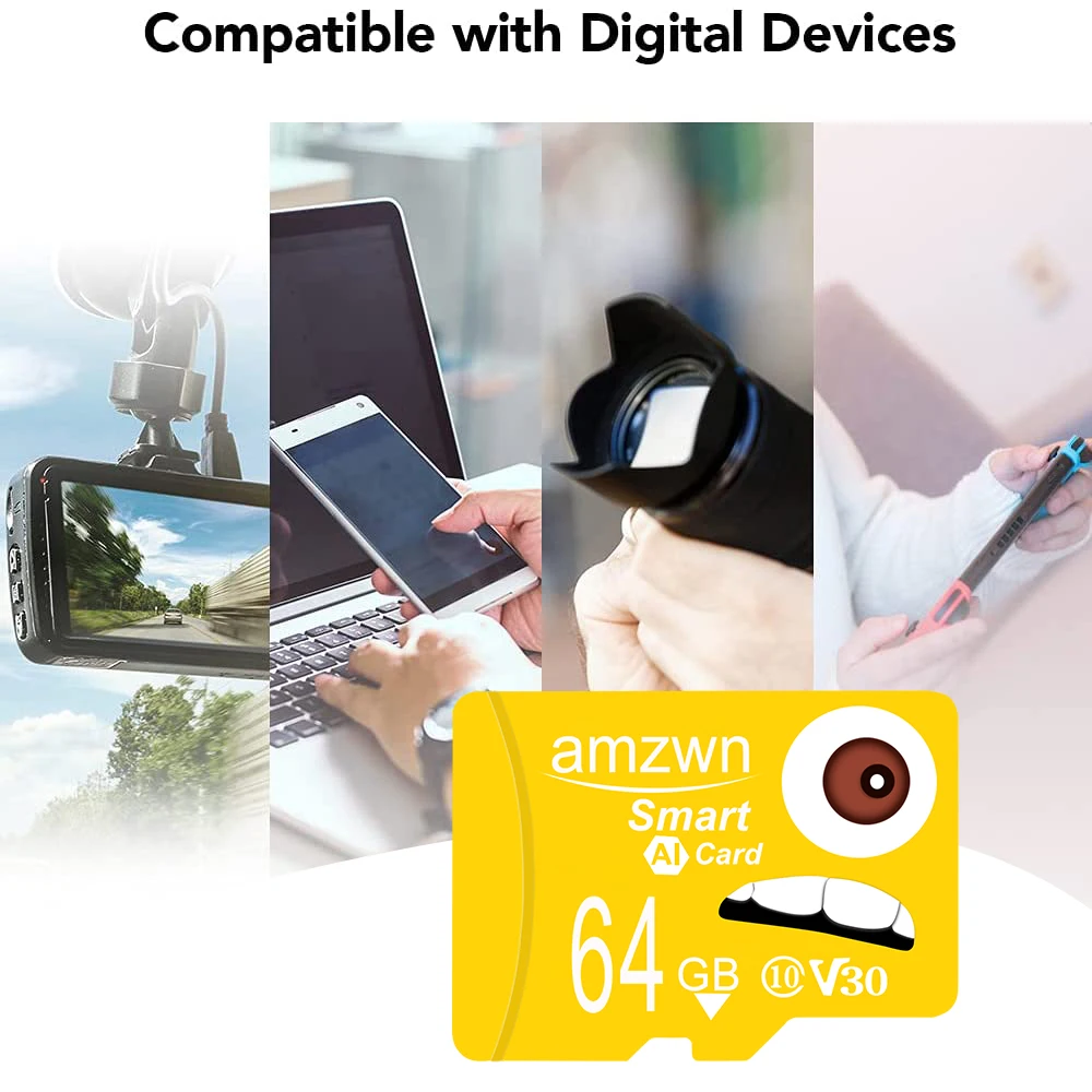 Новая SD-карта U1 32 Гб 64 128 ГБ C10 U3 V30 SDHC/SDXC ридер для карт памяти Type-c 256 512 мониторинга