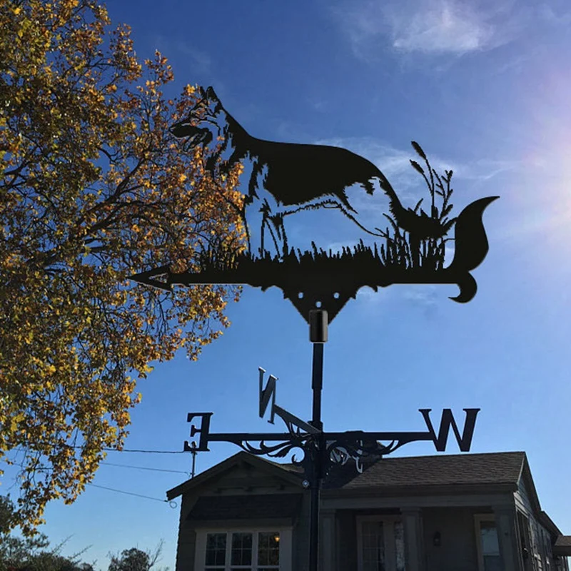 

Animal Design Weather Vane Spinner Wind Direction Farm Scene Stake for Garden Yard Decoration Garden Weathervane