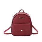 Женский мини-рюкзак в Корейском стиле, Многофункциональный маленький женский кошелек для телефона 2020 для девочек-подростков, сумка через плечо из искусственной кожи