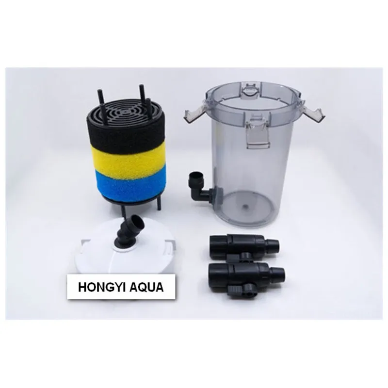SUNSUN Transparent LW-602/LW-603 Aquarium Pre-filter With Filter Cotton Mini Fish Tank Barrel Without Pump | Дом и сад