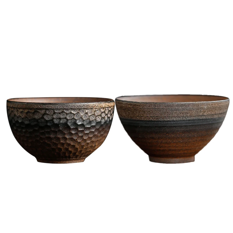 Чайная чашка керамическая японская грубая керамика маленькая чайная для кофе