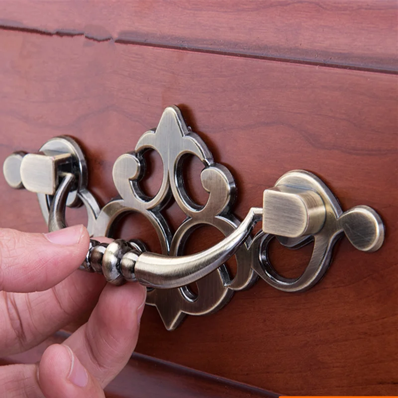 Европейская винтажная бронзовая мебель ручки ящика для обувного шкафа дверного