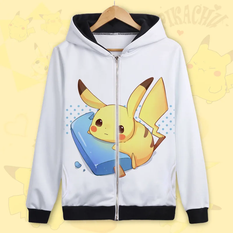 Покемон Пикачу чармандер толстовка с капюшоном Косплей Костюм для мужчин и