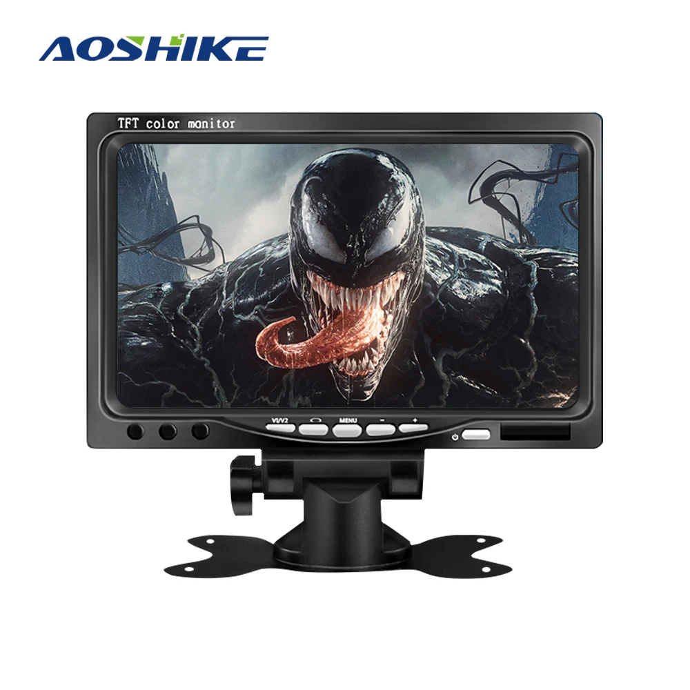 AOSHIKE 7 дюймовый автомобильный монитор Мини TFT LCD HD портативный экран 800x480 для