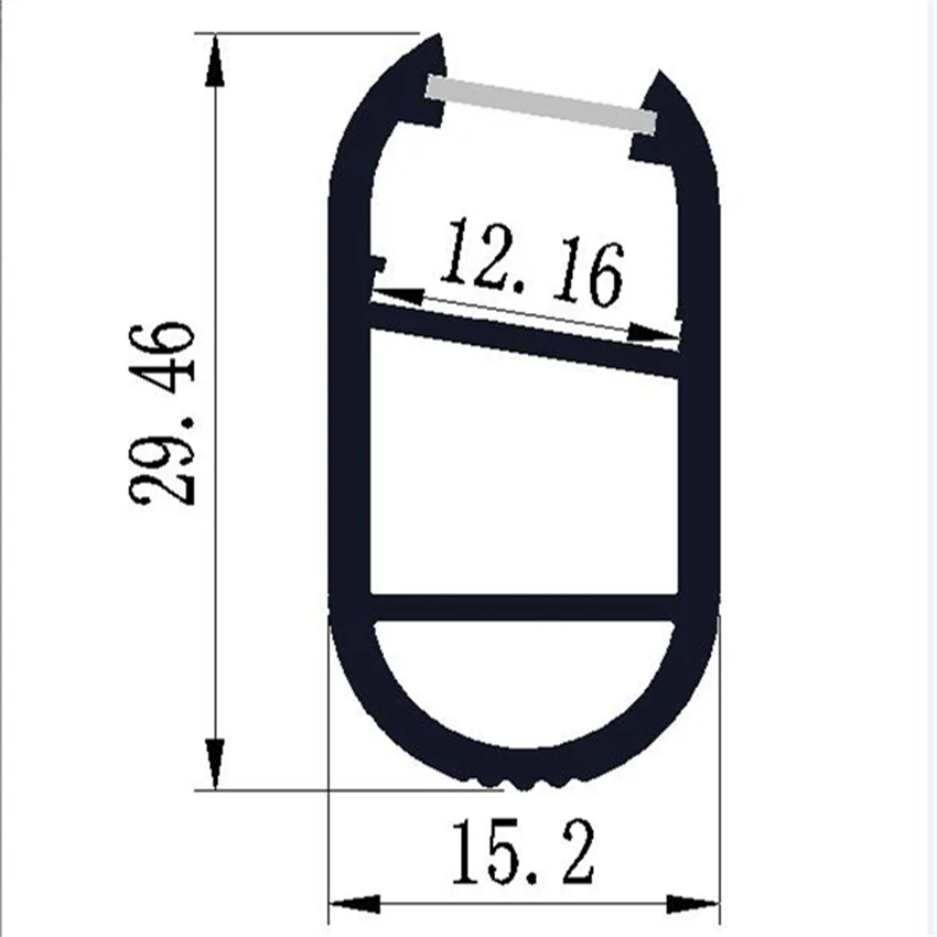 Бесплатная доставка высококачественный алюминиевый канал нового дизайна с