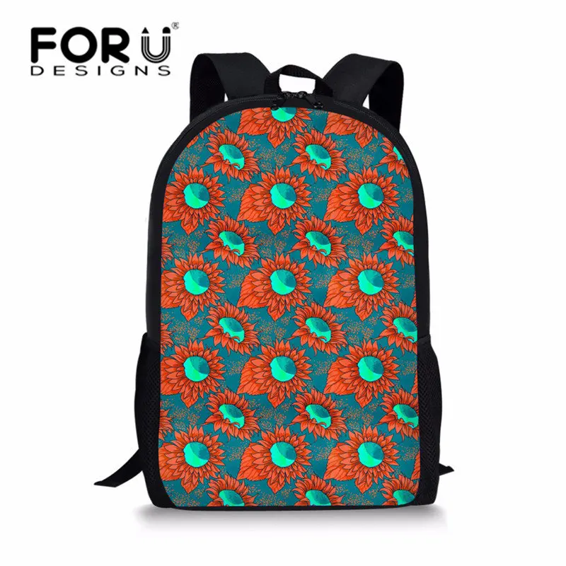 Z4757C FORUDESIGNS/Комплект детских школьных сумок для девочек, школьный детский школьный рюкзак с подсолнухом, школьный рюкзак, комплект Mochila Infantil - Цвет: Z4757C