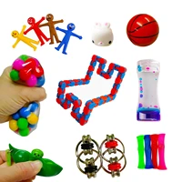 fidget toys anti stress toy set stretchy strings mesh marble relief gift for adults girl children sensory antistress toys