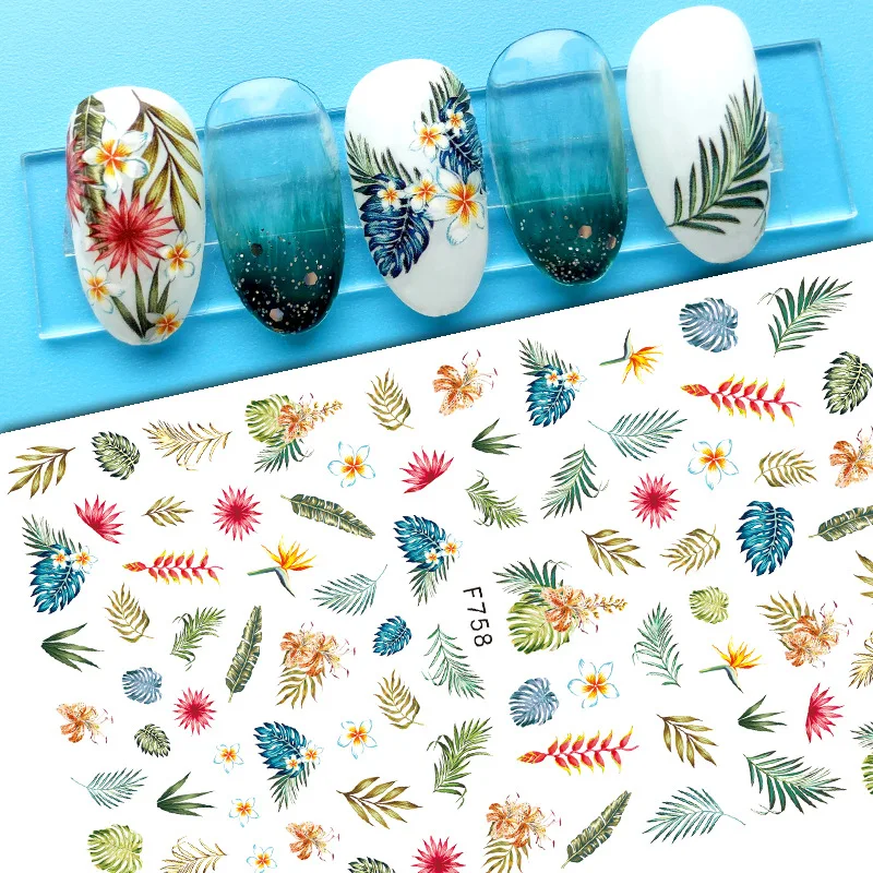

1 sheet 3D Nail Sticker Lady Face Geometric Stickers for Nails Abstract Image Design Nails Accessories Manicure Stickers