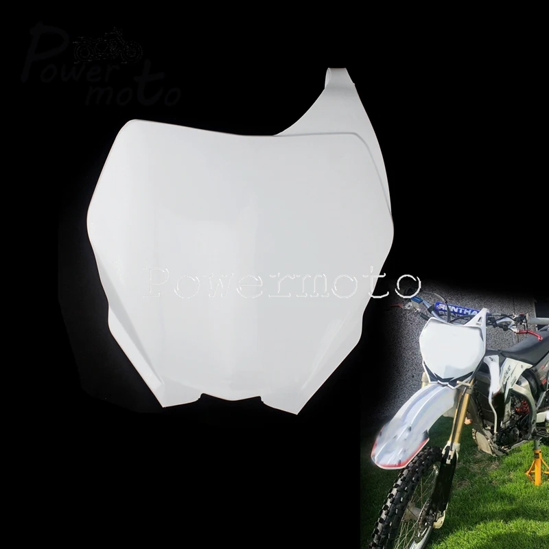 Передняя пластиковая табличка для номера мотоцикла Yamaha YZ125 YZ250 YZ250F YZ450F WR250F WR450F YZ
