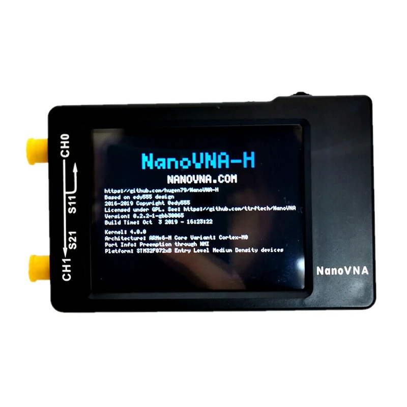 Новый NanoVNA H 50 кГц 1 5 ГГц VNA 2 8 дюймов ЖК HF UHF UV Векторный анализатор сети антенный
