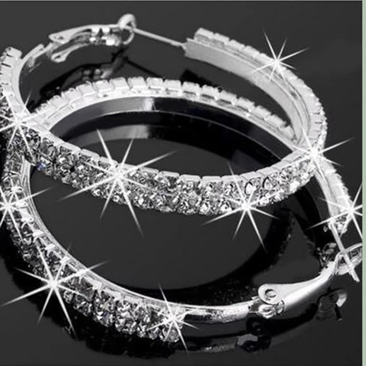 Круглые серьги простые большие круглые цветные серьги-кольца для женщин