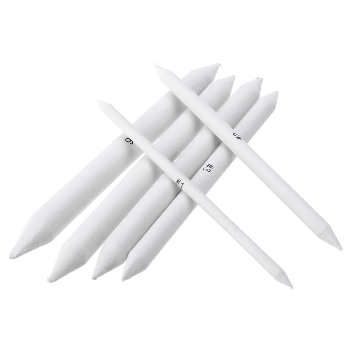 

6pcs Double Head Sketch Smudge Pen Paper Blending Stump Tortillon Sketch Art Drawing Pens Tool Student Painting Stationery