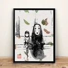 Картина на холсте, настенный плакат, аниме студия ghiсот, рисунки из мультфильма Спирит, Настенная картина для домашнего декора